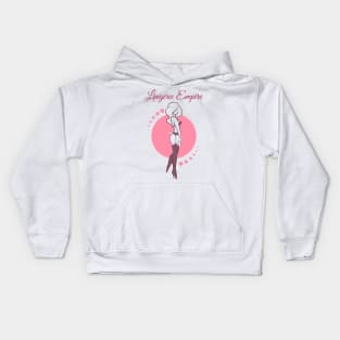 Lingerie Store Emblem in Retro style Kids Hoodie